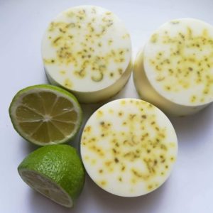 Lime and coconut soap